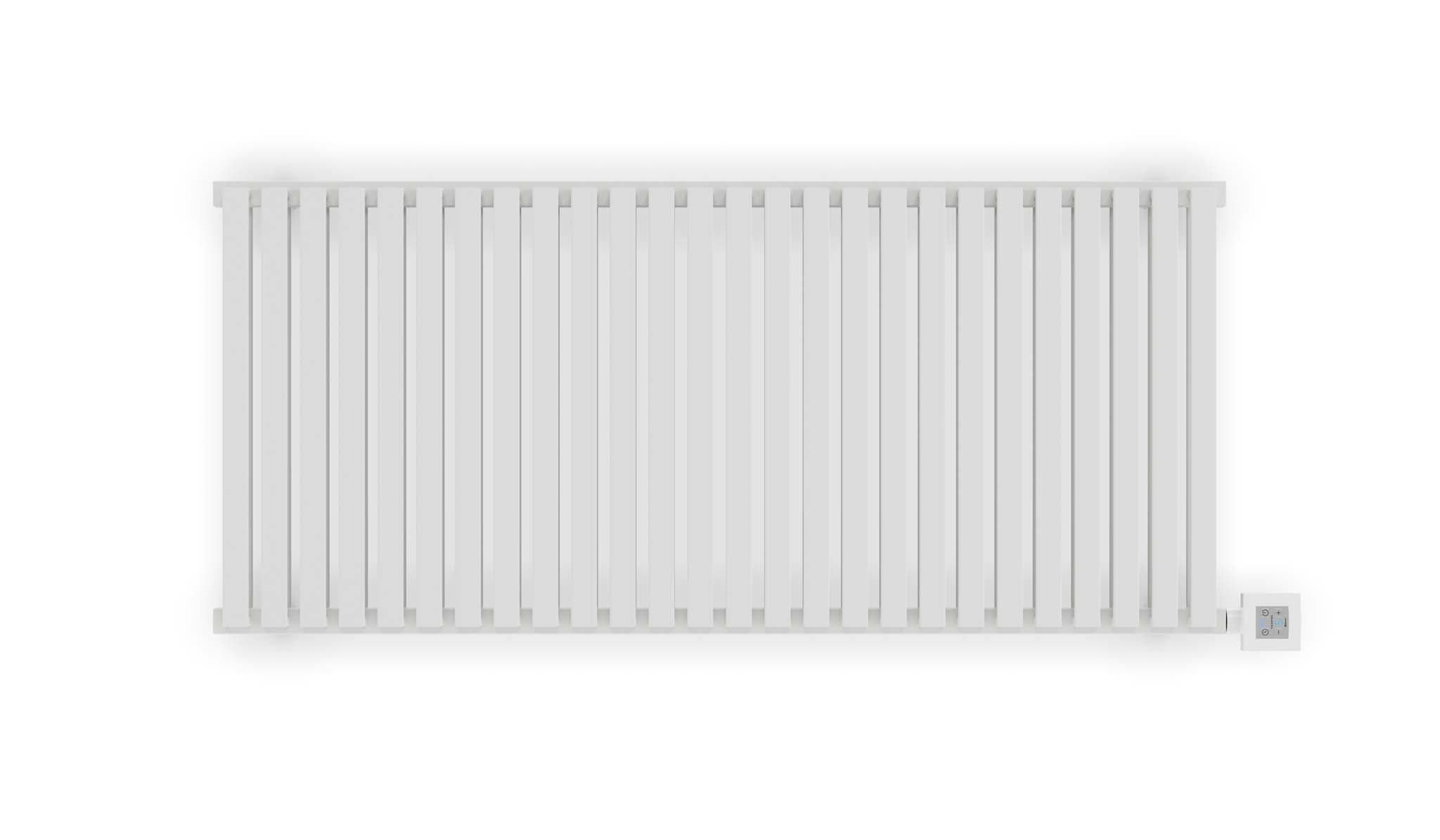 NEMO Textured Sea Salt White Double Panel Flat Bar Electric Radiator (KTX 4 Bluetooth Element White)
