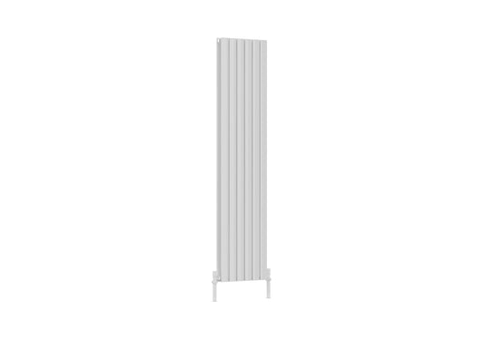 FENTON White Vertical Double Panel Flat Tube Radiator