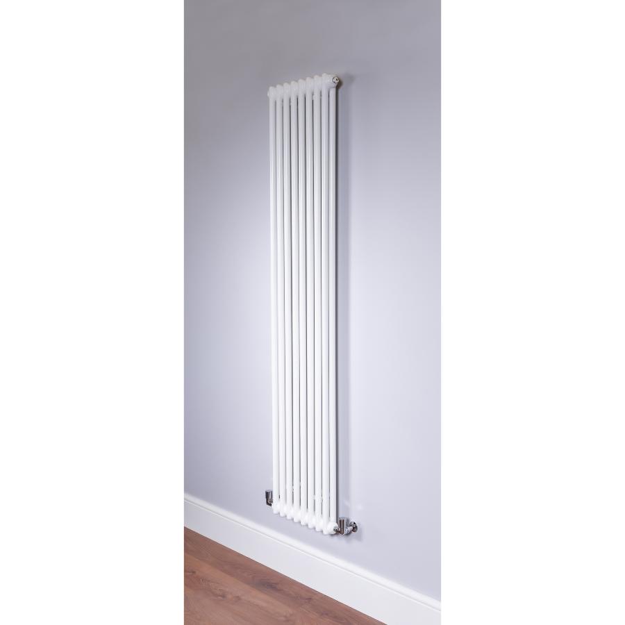 Modus Traffic White Vertical 2 Column Radiator