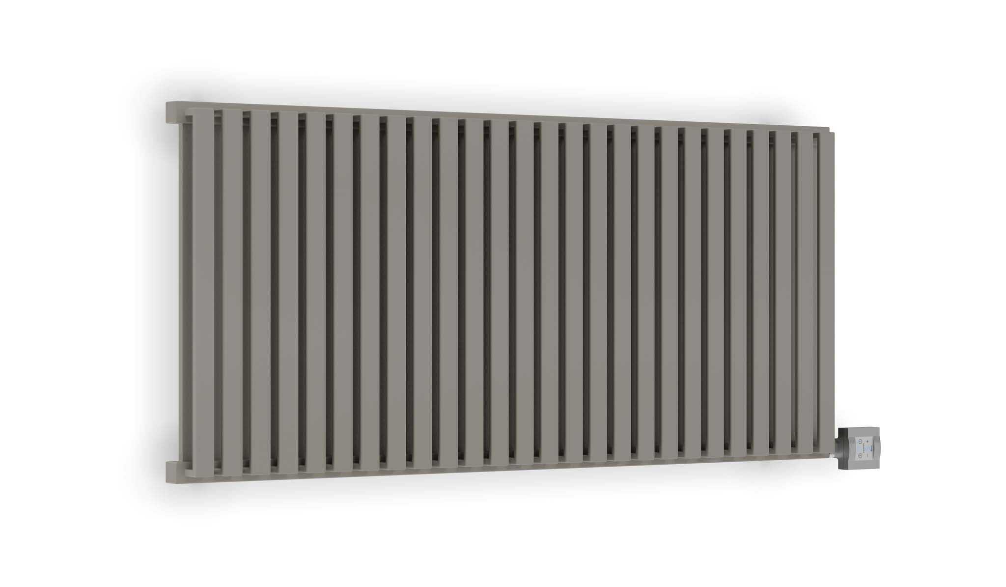 NEMO Metallic Stone Double Panel Flat Bar Electric Radiator (KTX 4 Bluetooth Element Silver)