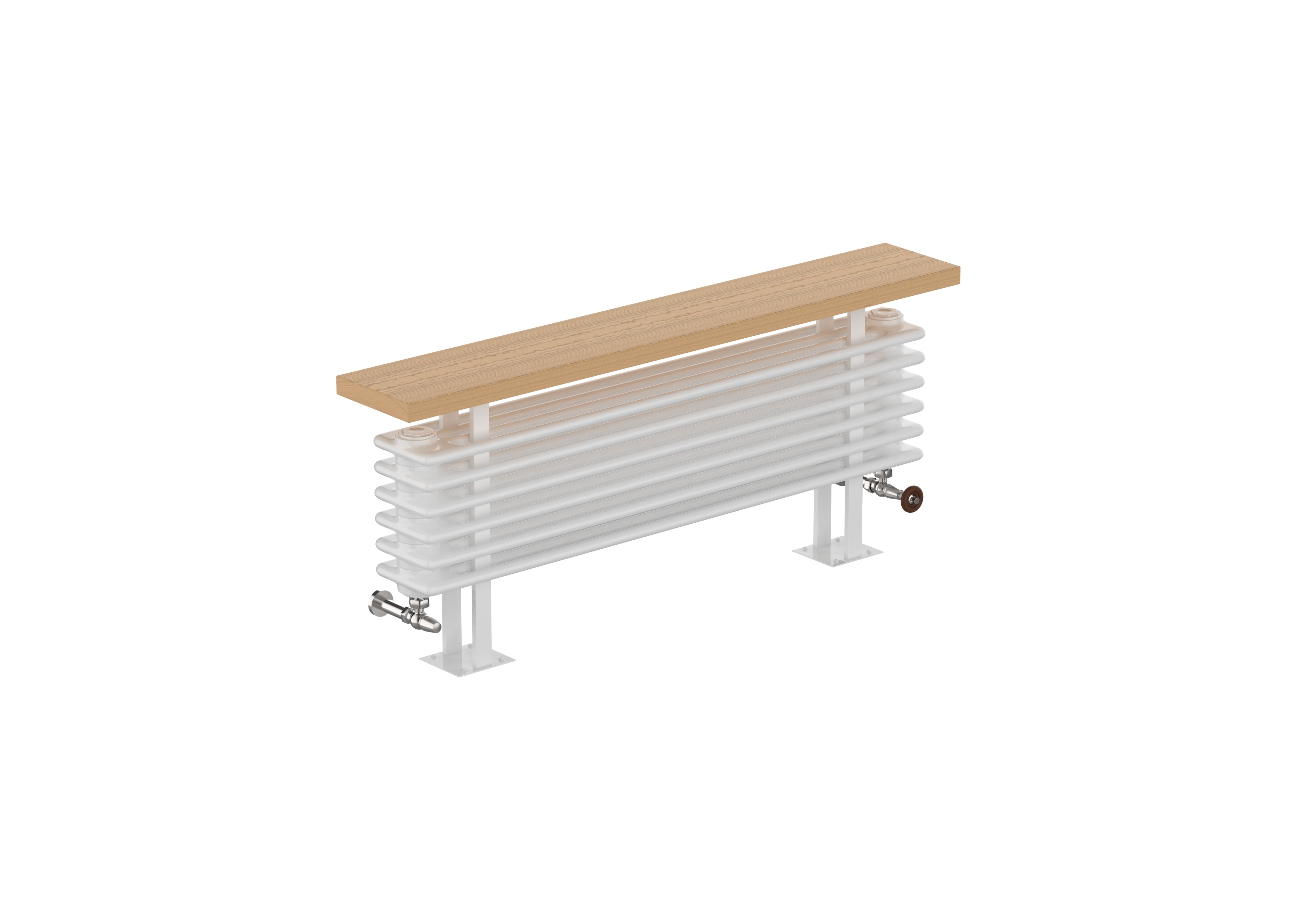 HAVERSHAM White Bench Column Radiator