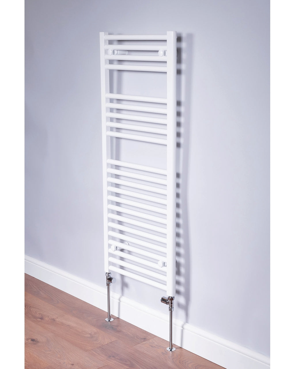 Metro (Colour Selection) Vertical Ladder Rail Round Tube Towel Warmer