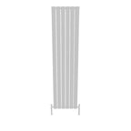 FENTON White Vertical Double Panel Flat Tube Radiator